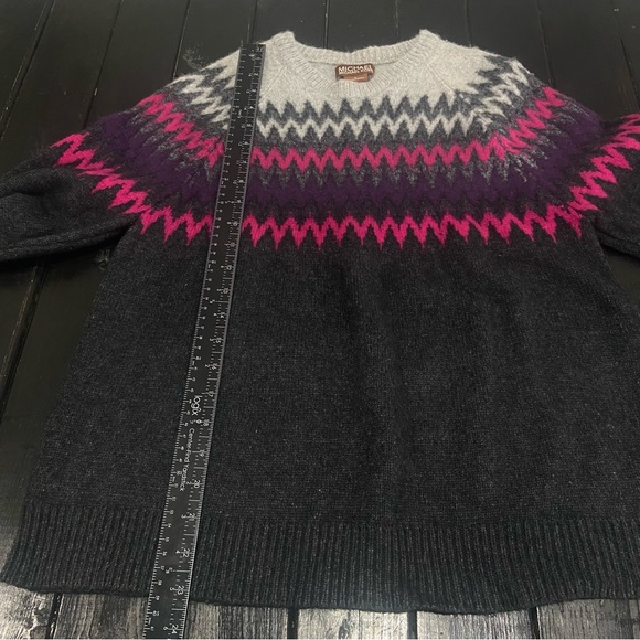 Michael Kors Vintage Style Wool/Cashmere/Angora Blend Sweater Size Large - Picture 7 of 7